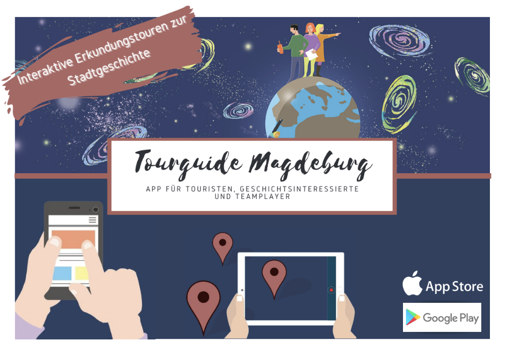 Tourguide Magdeburg App – interaktive GPS-Stadterkundung zur Stadtgeschichte für Touristen