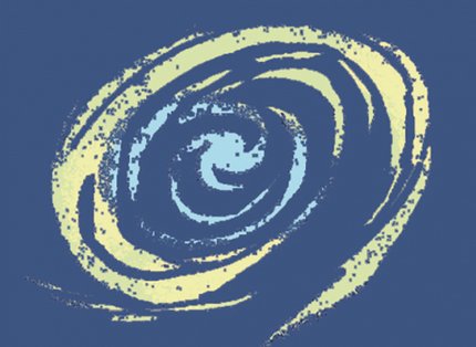 Illustration Spiralgalaxie – NAVIGATE-Universum App für Städte und Tourismus